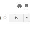 gmail more options arrow